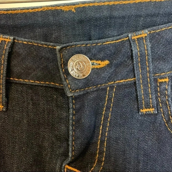 True Religion Shannon Jeans Size 28 CUT#605836 Style#WB5K91125 Dark Wash - Picture 9 of 11